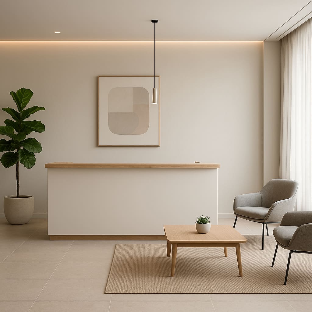 Professioneller Empfangsbereich